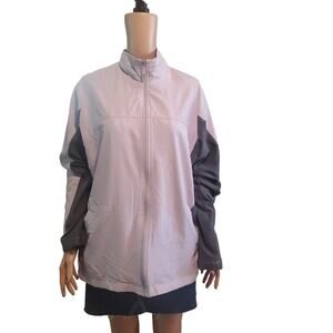 NIKE Vintage Size XL Lilac/Gray Windbreaker Full Zip Jacket RFC# NME 920220 KL4
